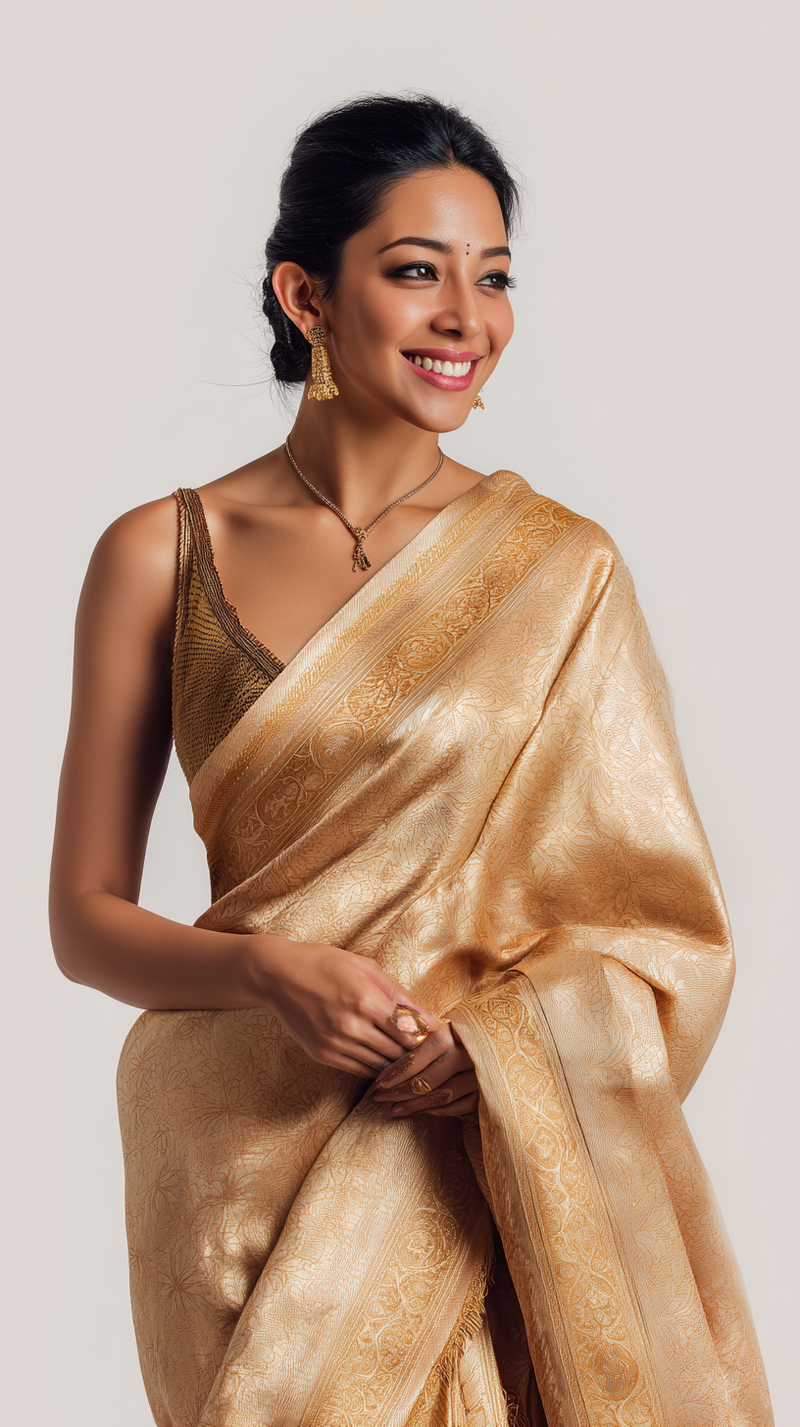 Elegant Purple Saree - Premium Velvet Collection