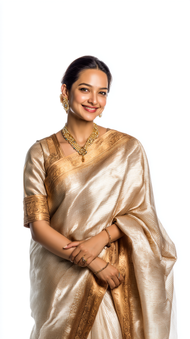 Elegant Green Saree - Premium Georgette Collection