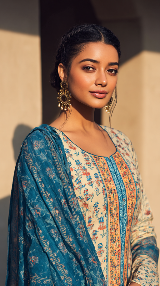 Pink ethnic wear set by LookMate