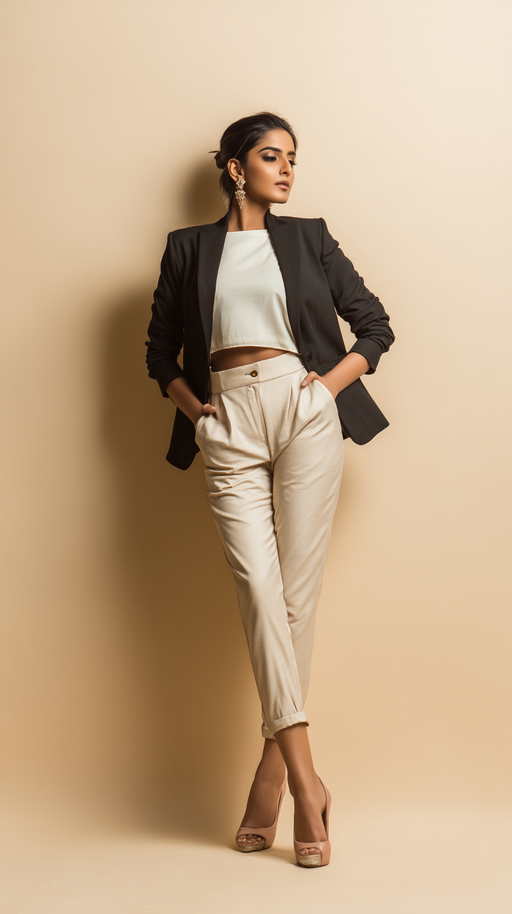LookMate women's blazer in Beige