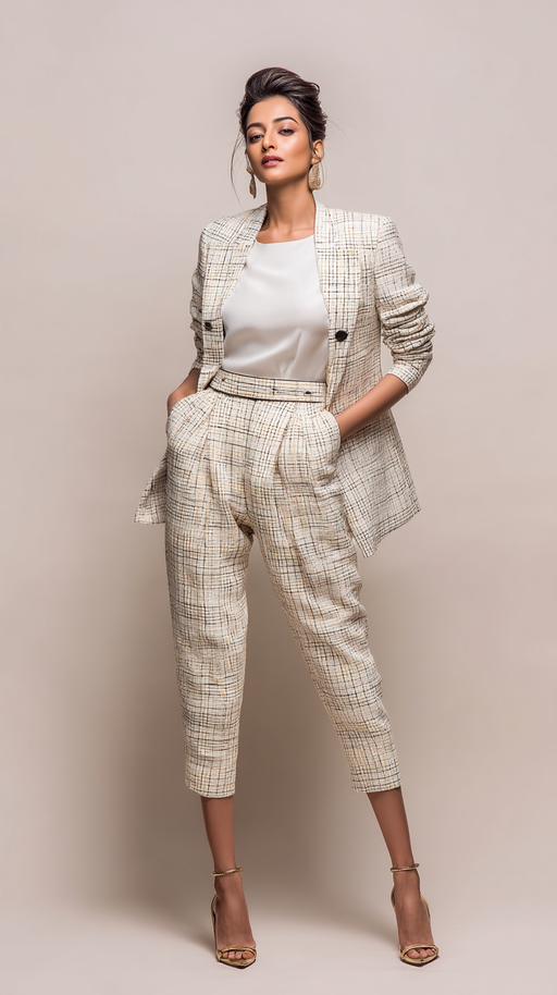 LookMate women's blazer in Camel