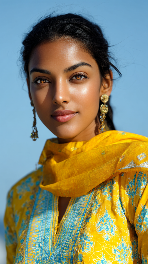 Teal ethnic wear set by LookMate