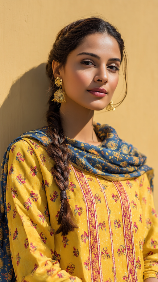 Green ethnic wear set by LookMate